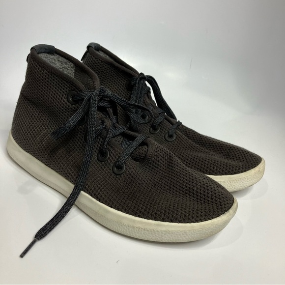 Allbirds dark gray tree topper hightop sneakers women’s size 11 washable casual - Picture 4 of 9